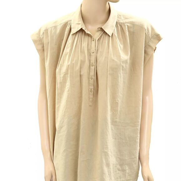 Nili Lotan Normandy Shirt Tunic Top Oversized Cotton Kimono Formal XL NEW 283768 - Picture 6 of 8